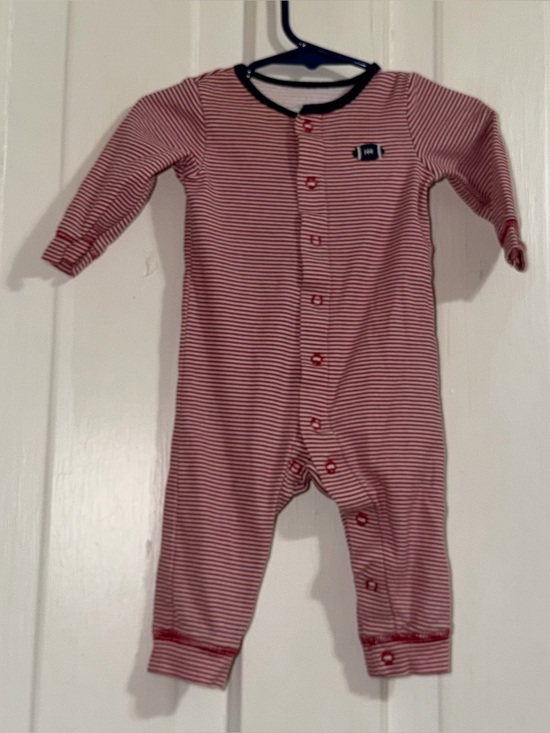 Carter's Other - Boys 6 month infant one piece Red & White Striped Baby One-Piece